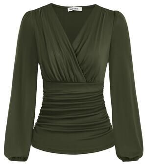 S Long Sleeve Shirts for Women Fall Tops Business Casual Office Work Blouse